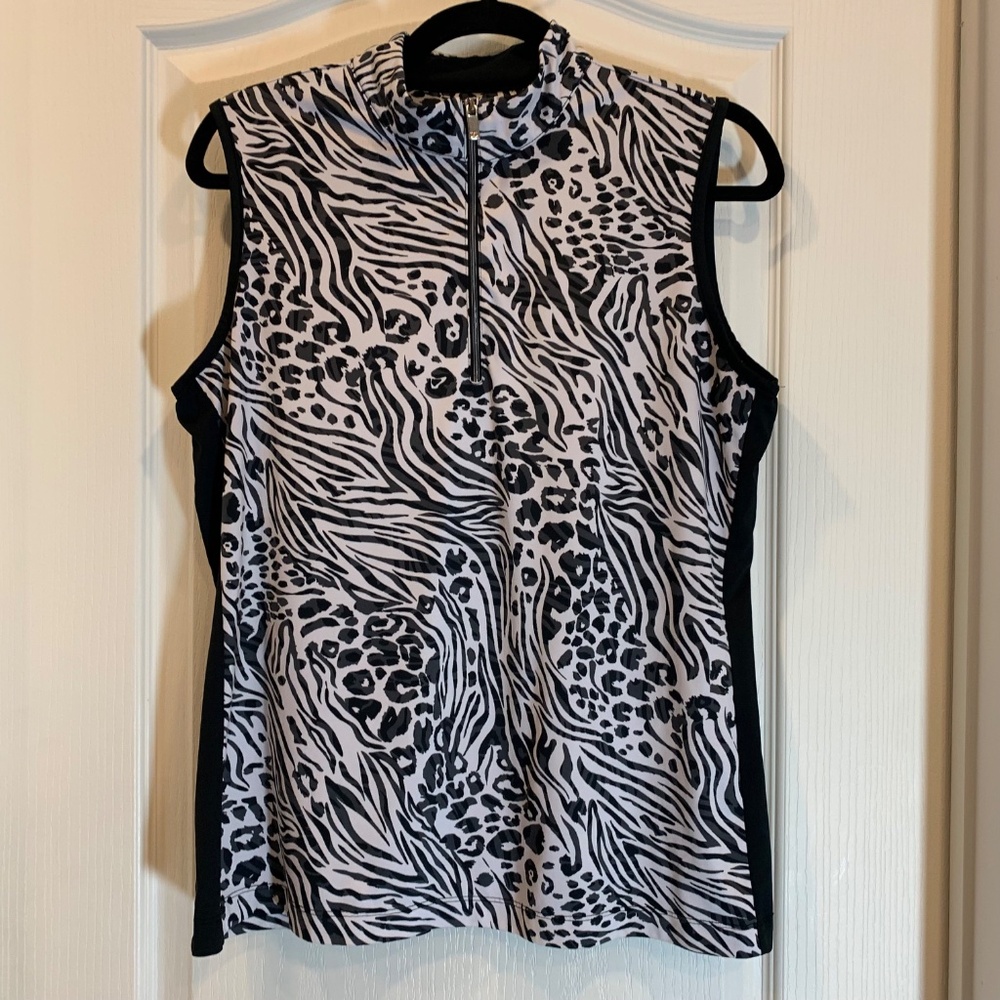 Tail White Label – Beliza Top (Zebra Print)